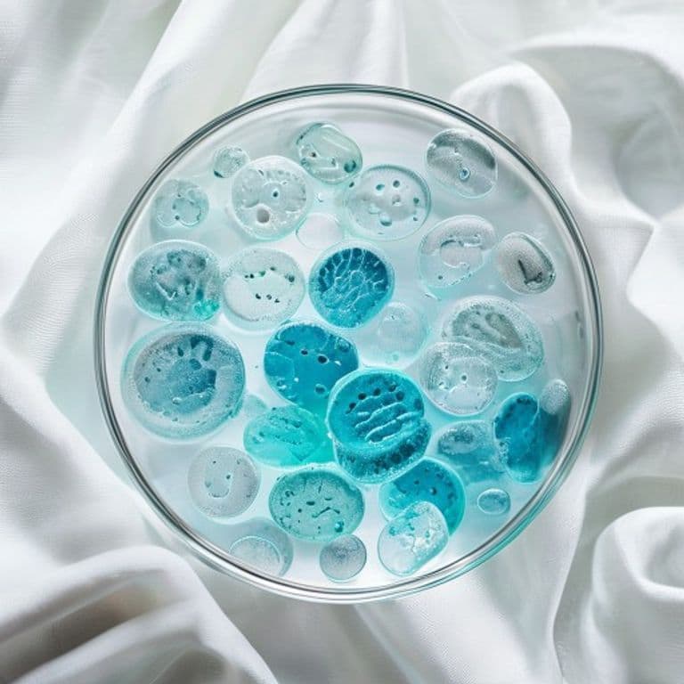 Microbiota — ilustración acuarela